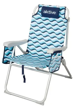 Sedia Da Spiaggia 6216 Aruba 5 Positions 55x78x95 Cm