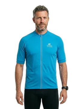 Pro Maglia A Maniche Corte Sagen Neon Atomic Blue - Alpine - FashionsVida