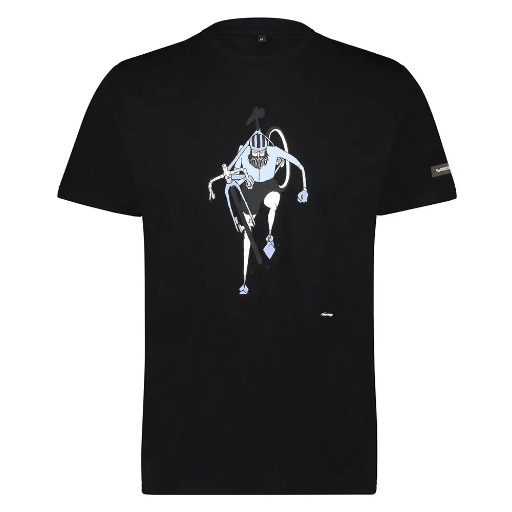 Maglietta A Maniche Corte Sentiero Ltd Black - Shimano - FashionsVida