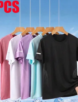 Top deportivo casual de manga corta para mujer de verano, adecuado para correr, ciclismo, deportes de pelota, fitness y otras actividades atléticas - Shein - FashionsVida