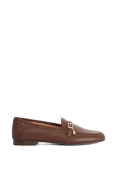 Women's 'Greya' Leather Loafers in Brown Size: 5 - Brown - Size: 5