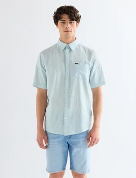 Camisa de hombre de manga corta y corte regular - Wrangler - FashionsVida
