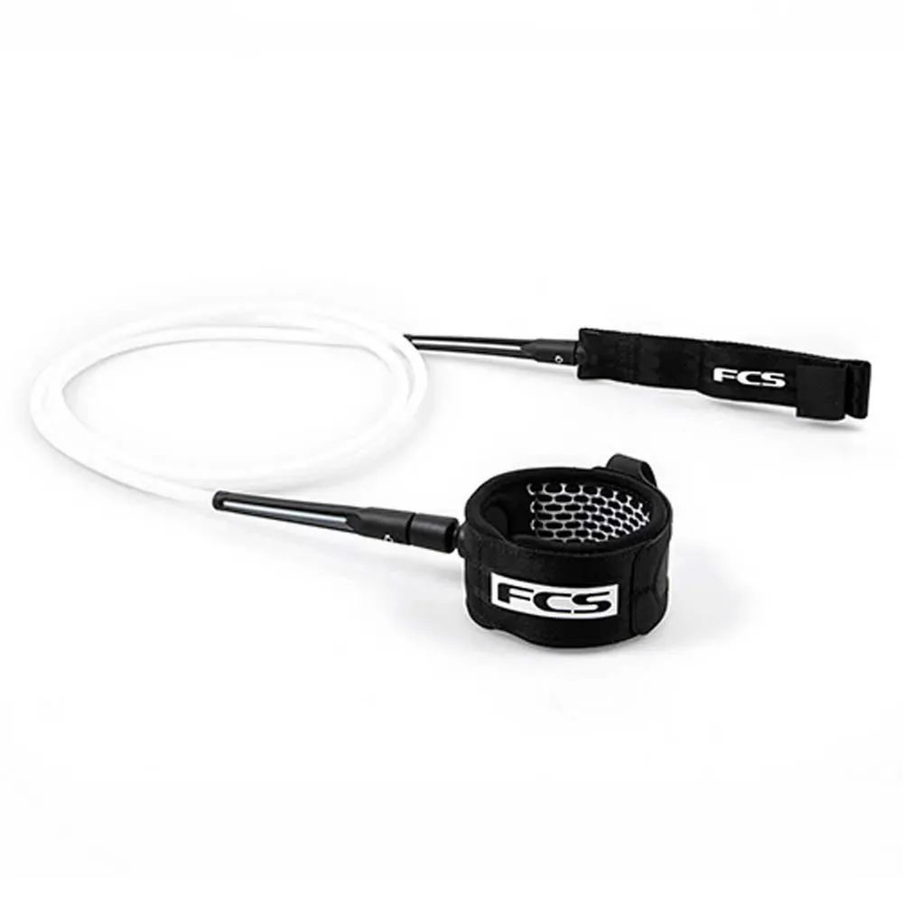 Leash De Surf 6´ Comp Essential White / Black One Size unisex - FCS - FashionsVida