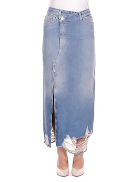 Dondup Gonne Blu denim - Dondup - FashionsVida
