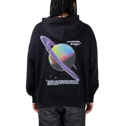 Oversized Saturn Gots Hoodie Black XL Herren