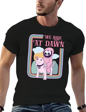 We ride at dawn T-Shirt man t shirt luxury t shirt for man man t shirt heavy cotton T-shirt - Aliexpress - FashionsVida