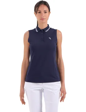 Chervo Polo Amaca, ärmellos, navy 42 - Chervò - FashionsVida