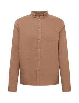 Solid Camisa 'Austen' marrón