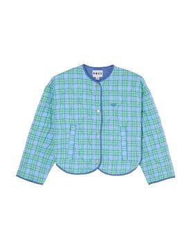 Gilet Seaside Resort Airy Blue As If Plaid XS - Roxy - FashionsVida