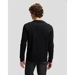 Relaxed Long Sve Tee Black Größe XL male