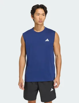 ESSENZIALI PER L'ALLENAMENTO MAGLIA SENZA MANICHE FEELREADY L Dark Blue - Adidas - FashionsVida