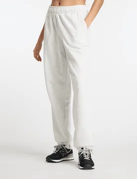 Sport Essentials Damen Hosen - Grau - Größe XL - Baumwoll-Jersey Grey XL - New Balance - FashionsVida
