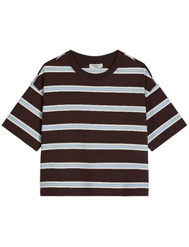 Marc O'Polo T-shirt marron S - Marc O'Polo - FashionsVida