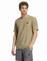 Workout Essentials Flex Crew Neck T-Shirt Khaki male