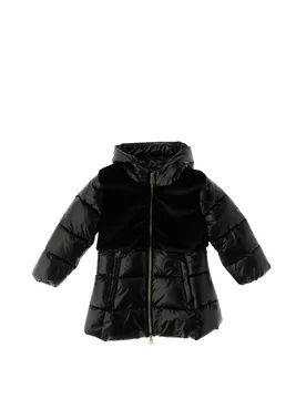 Piumino effetto metallizzato NERO 4A - iDO - FashionsVida