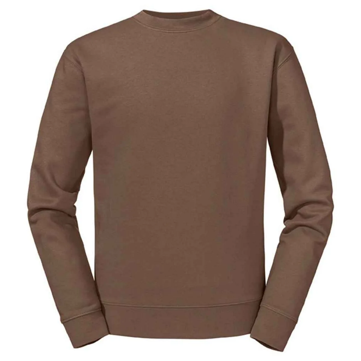 Mens Authentic Sweatshirt (Mocha Brown) - Size Large - Russell athletic - FashionsVida