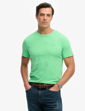 Superdry Herren Classic Essential Neon T-shirt Green - Größe: M - 29.99 - FashionsVida