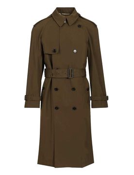 Trench Lungo E Leggero In Cotone