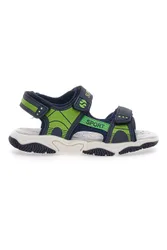 Sandali Blu e Verdi con Fasce con Velcro 63479 30