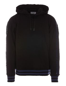 Felpa con patch logo frontale