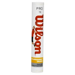 Pro 80 78 Feather Badminton Shuttlecocks White 12 Units