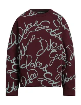 DOLCE&GABBANA Sweatshirt Herren Bordeaux 44,46,48 Herren - Dolce & Gabbana - FashionsVida
