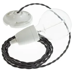 Cables Suspension Luminaire Tm26 Diy 2 M Dark Grey / White One Size