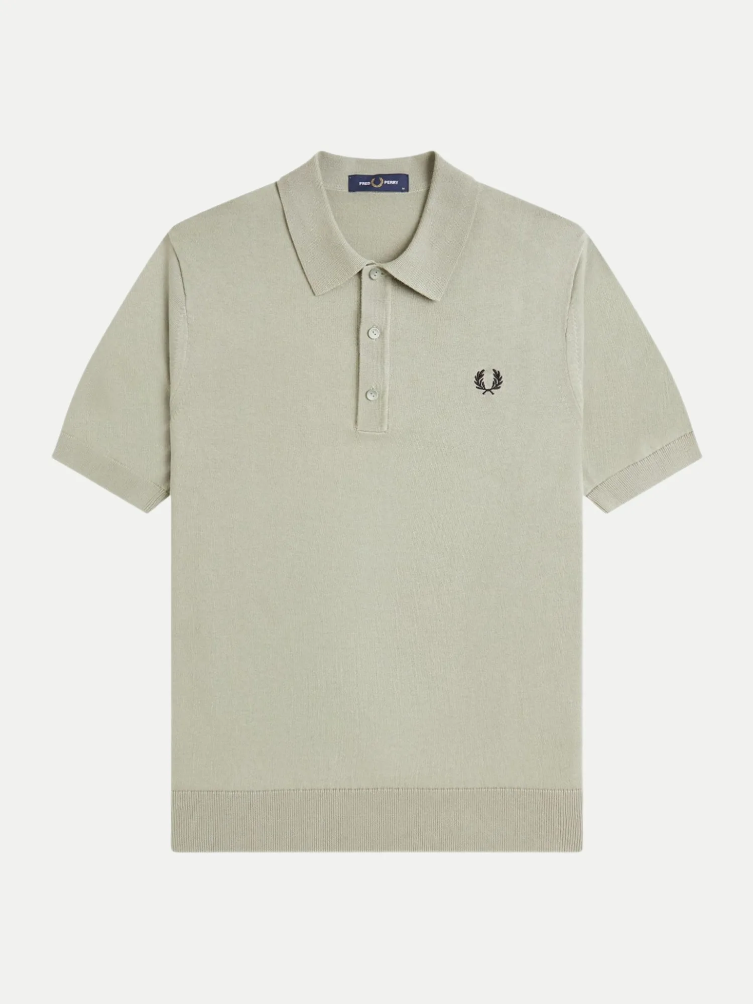 Fred Perry Strick-Poloshirt Beige S - Fred perry - FashionsVida