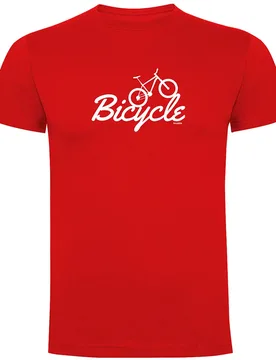 Maglietta A Maniche Corte Bicycle Red - Kruskis - FashionsVida