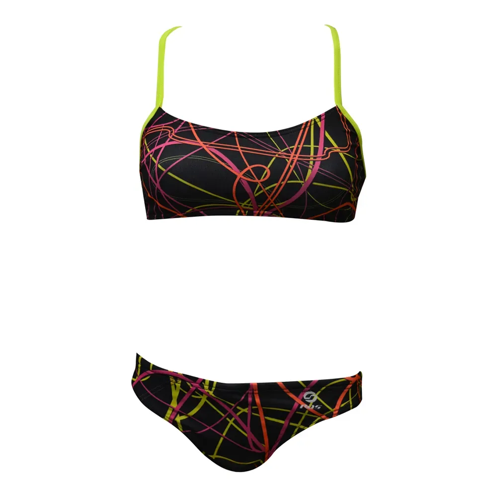 Ras Fluor Bikini Black 38 Women - Ras - FashionsVida