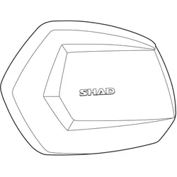Cover Bauletto Moto SH35 SX in Alluminio taglia unica