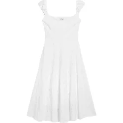 Desigual - Vestido midi bordados
