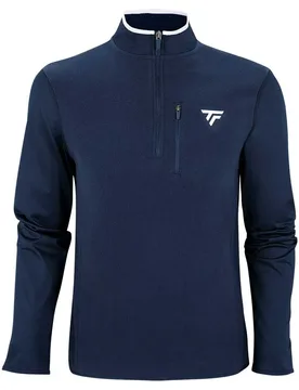 Polar Half Zip Sweatshirt Blue S - Tecnifibre - FashionsVida
