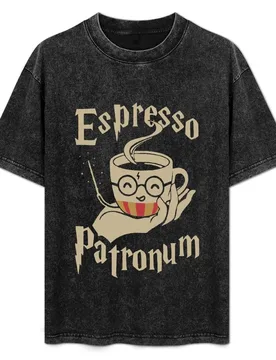 Espresso Patronum For Coffee Lovers Funny Wizard T-Shirt Street Fashion Casual Tee Shirt - Aliexpress - FashionsVida