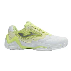 Set All Court Shoes White / Yellow UK 4.75