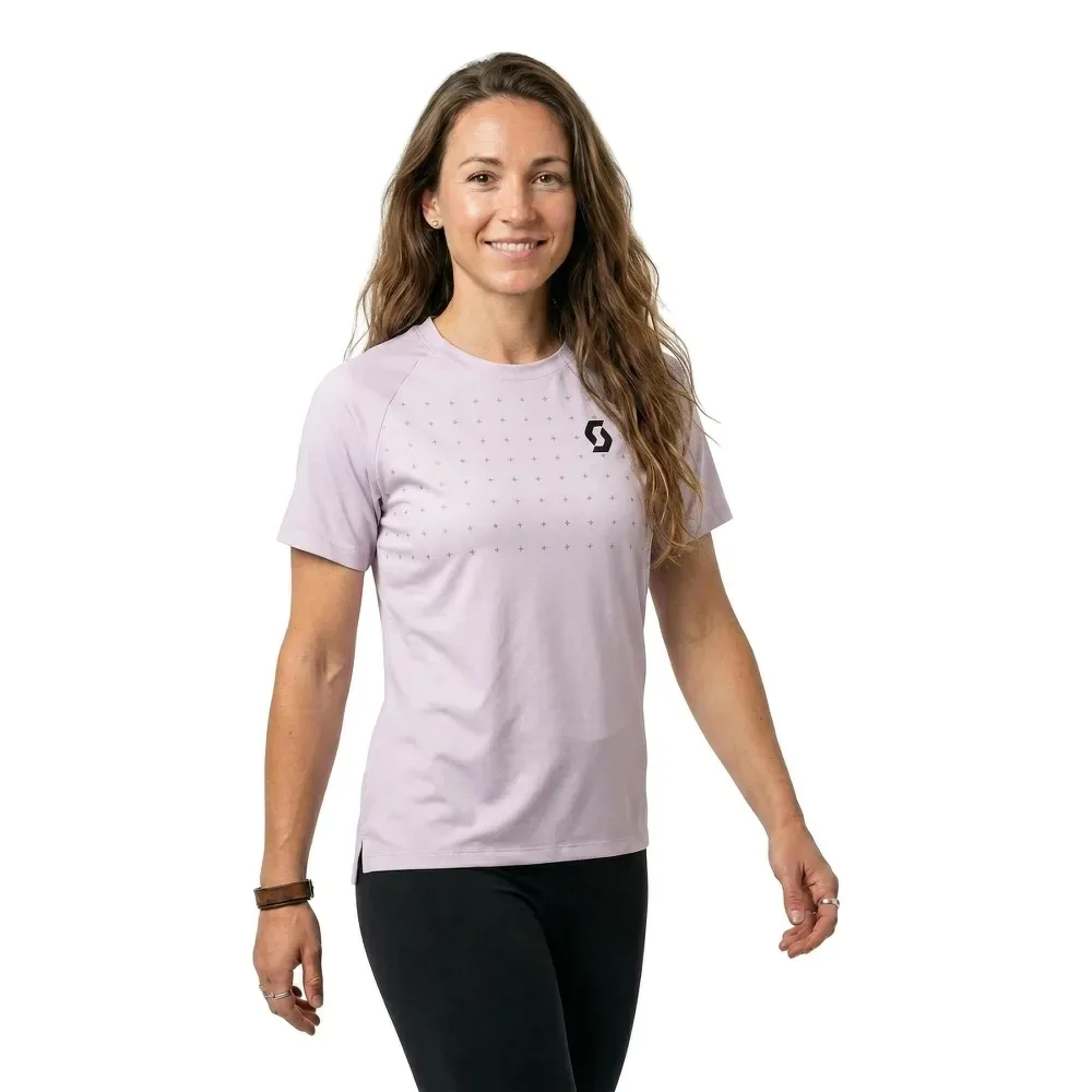 Maglietta A Maniche Corte Trail Vertic Pro Bliss Pink - Scott - FashionsVida