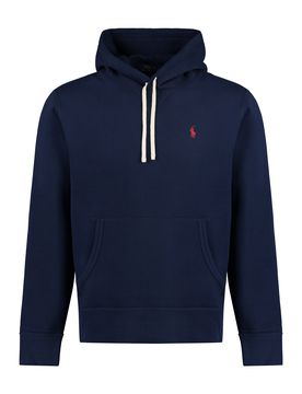 Cotton Hoodie with Ribbed Cuffs and Hem