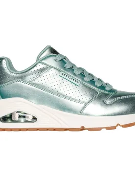 Uno - Metallixs Damen Freizeitschuhe, grün, Größe 38 38 - Skechers - FashionsVida