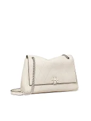 Borsa in pelle - Borsa a spalla CHARLIE Medium crema