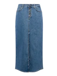 Gonne casual donna - gonna regular in denim - blu