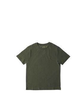 T-shirt girocollo POLO BOYS VERDE OLIVA M