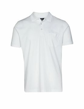 RAGMAN Poloshirt weiss M herren