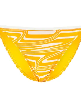 Slip Bikini Printed Bright Orange M