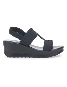 Sandali con Platform Neri da Donna 2210 37 - MIO TEMPO - FashionsVida