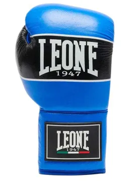 Gants De Boxe Shock Pro Laces Blue 12 oz - Leone1947 - FashionsVida