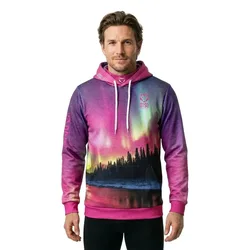 Northern Lights Hoodie Multicolour 2XS Men,Women