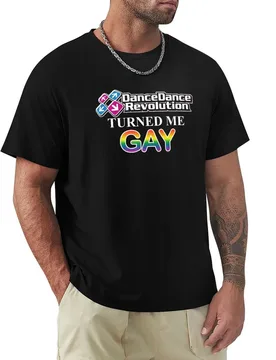 DDR turned me gay T-Shirt Urban Casual Loose Fit Tee - Aliexpress - FashionsVida