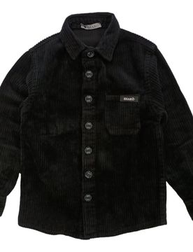 Camicia Nera Velluto CSK0832