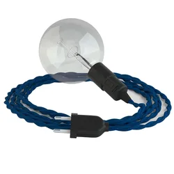Cables Suspension Luminaire Tm12 5 M Blue / Black One Size