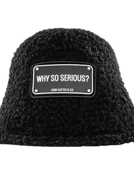 Cappello A Secchiello Winter Bucket Why So Serious? Black One Size - John Hatter & Co - FashionsVida
